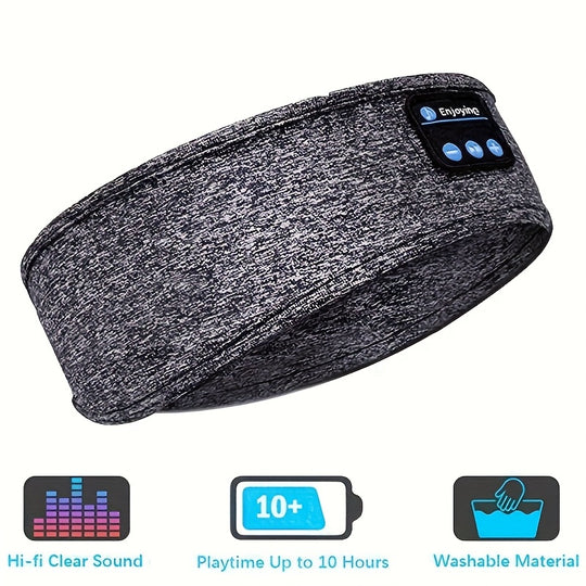 CalmTune | Bluetooth-Stirnband – Weiches & flexibles Design für Entspannung & Reisen