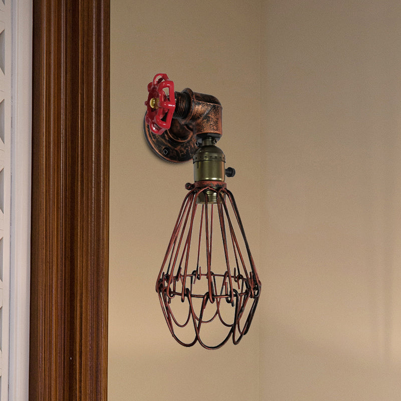 CagedGlow | Wandleuchte – Das konische Käfig-Design mit Vintage-Charme Decorique.de