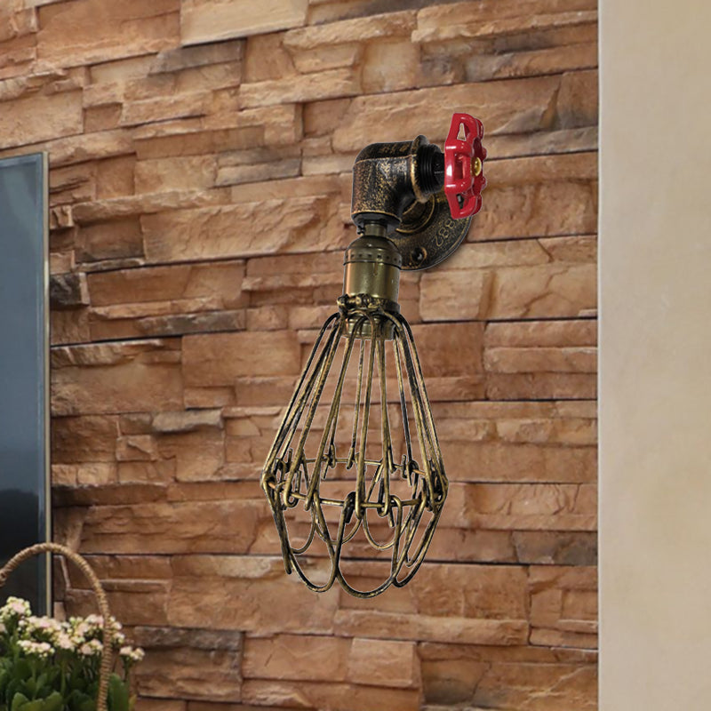 CagedGlow | Wandleuchte – Das konische Käfig-Design mit Vintage-Charme Decorique.de