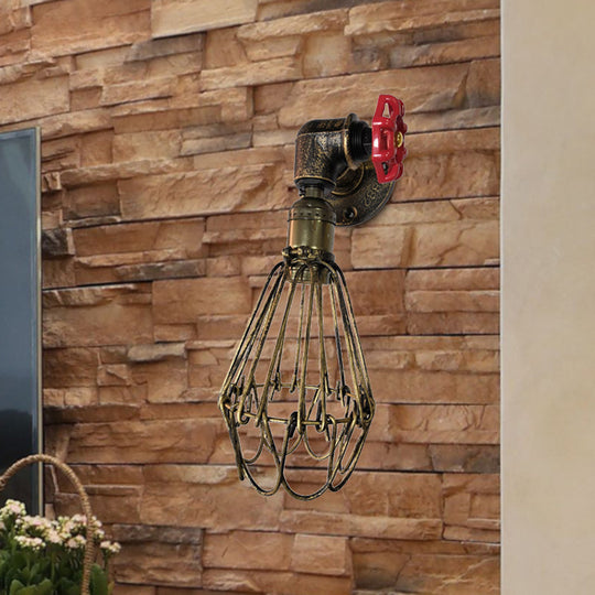 CagedGlow | Wandleuchte – Das konische Käfig-Design mit Vintage-Charme Decorique.de