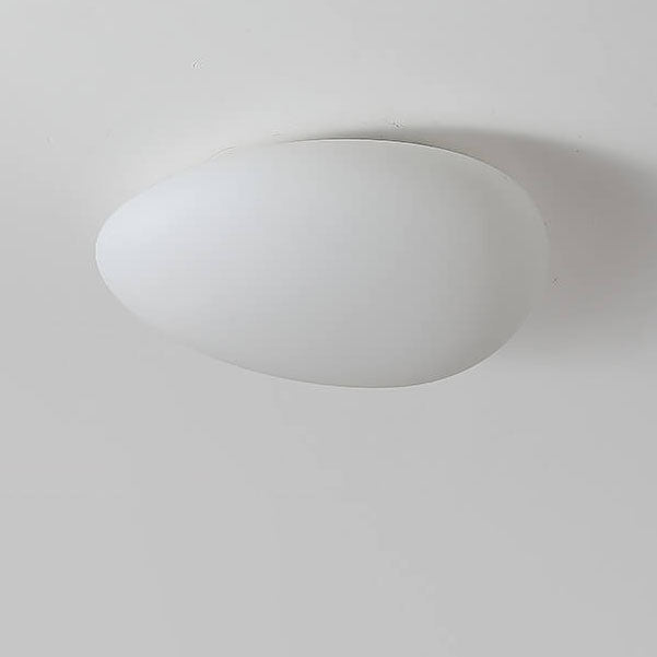 CalmaStone | Runde LED-Deckenleuchte in Kieseloptik Decorique.de