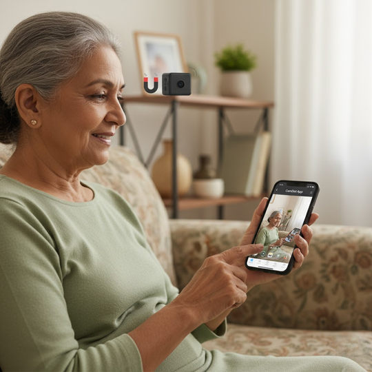 CamDot | Kabellose Smart-Kamera mit 128 GB SD-Kartensupport Decorique.de