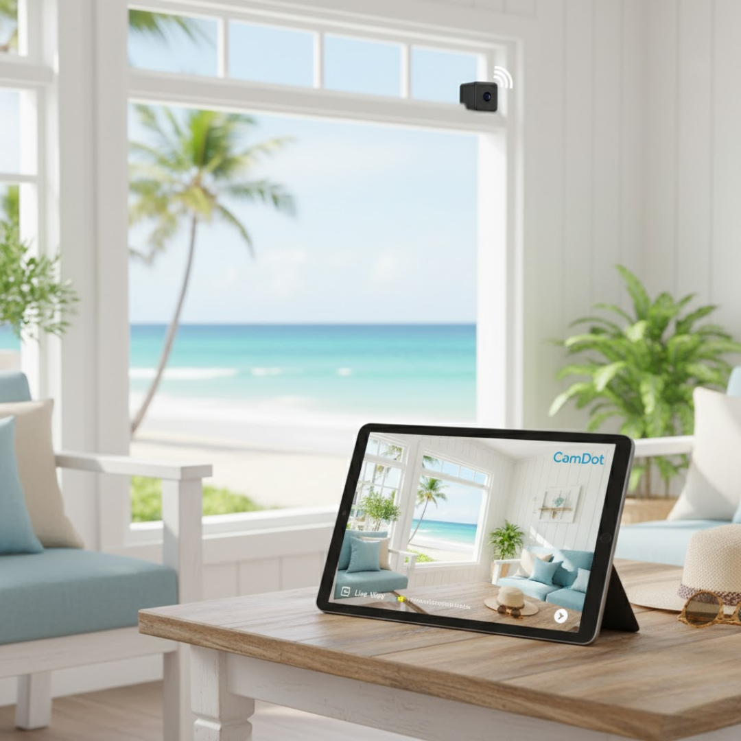 CamDot | Kabellose Smart-Kamera mit 128 GB SD-Kartensupport Decorique.de