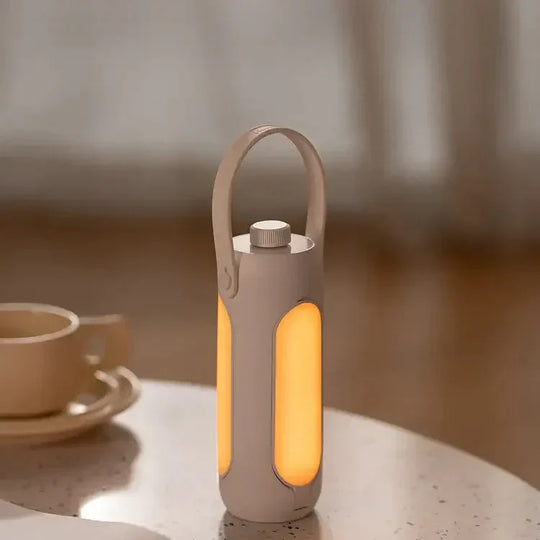 CampBright | Tragbare Campinglaterne – Faltbar & Aufhängbar Grau Decorique.de