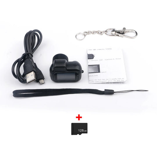 CamPix | Mini-Kamera mit 200mAh Akku & SD-Kartenaufnahme Kamera 128G hinzufügen Decorique.de