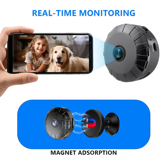 CamTrack | Mini-Wi-Fi-Kamera – Tragbar & Wiederaufladbar Decorique.de