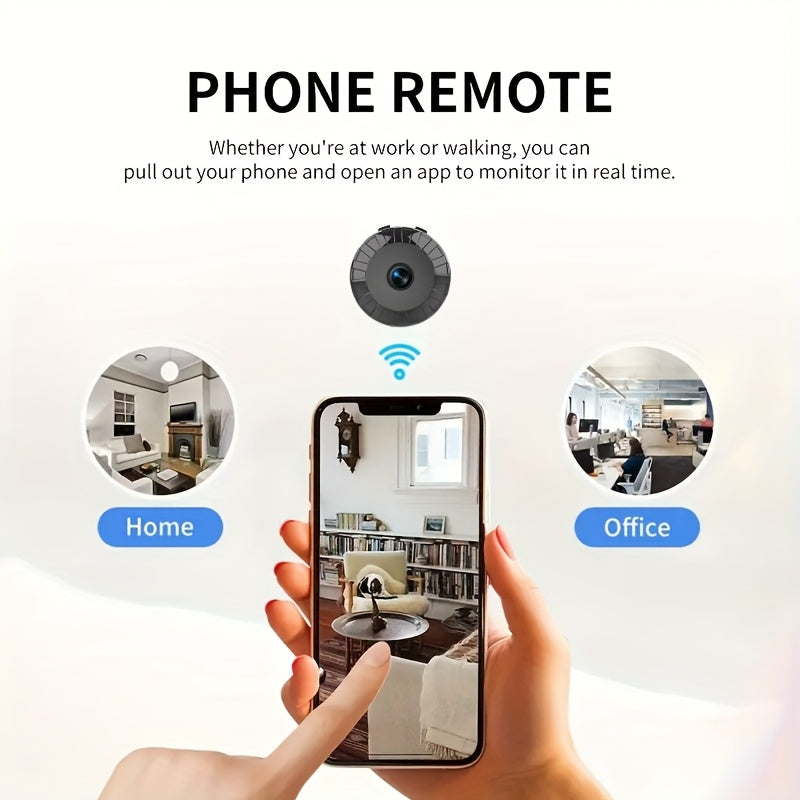CamTrack | Mini-Wi-Fi-Kamera – Tragbar & Wiederaufladbar Decorique.de