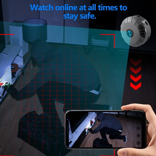 CamTrack | Mini-Wi-Fi-Kamera – Tragbar & Wiederaufladbar Decorique.de