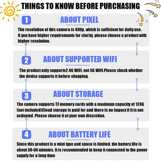 CamTrack | Mini-Wi-Fi-Kamera – Tragbar & Wiederaufladbar Decorique.de