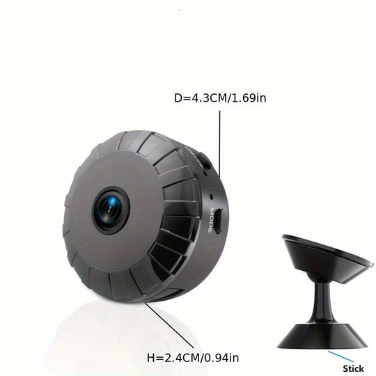 CamTrack | Mini-Wi-Fi-Kamera – Tragbar & Wiederaufladbar Decorique.de