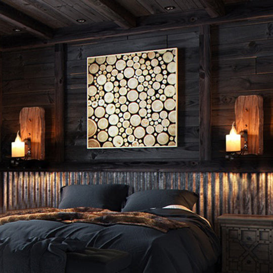 CandleBark | Vintage Lampe aus Holz Decorique.de