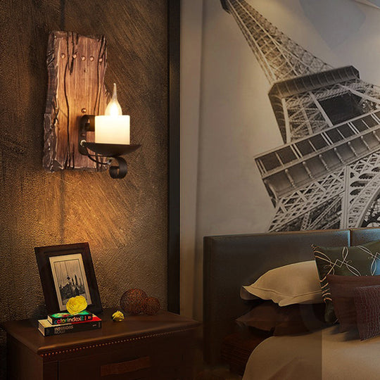 CandleBark | Vintage Lampe aus Holz Decorique.de