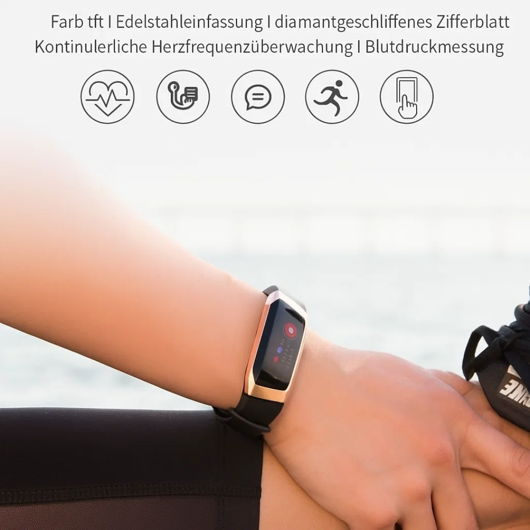 CardioFit | Blutdruck-Smartwatch mit Fitness- & Schlafüberwachung Decorique.de