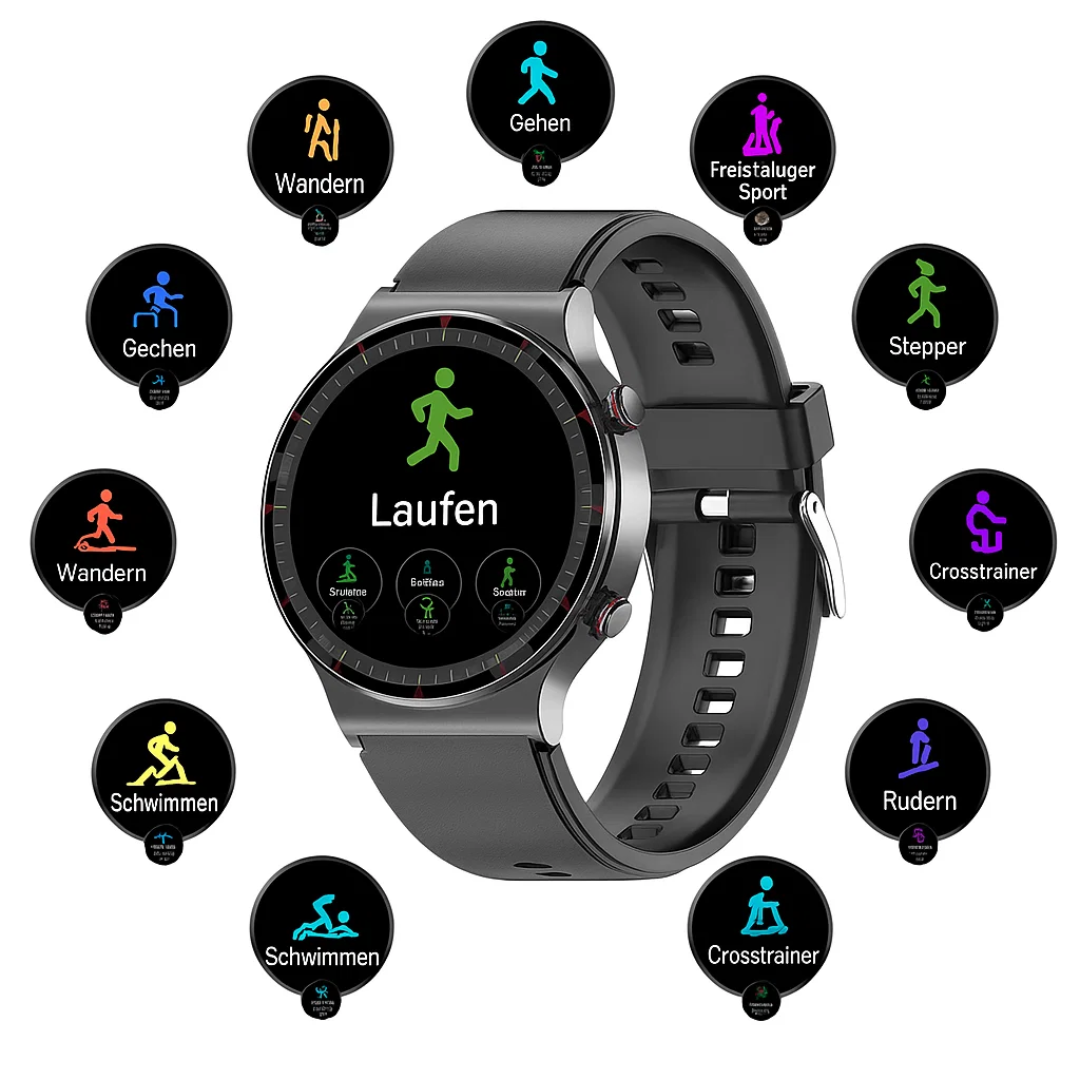 CardioSense | Medizinische EKG-Smartwatch mit Osram-Sensor Decorique.de