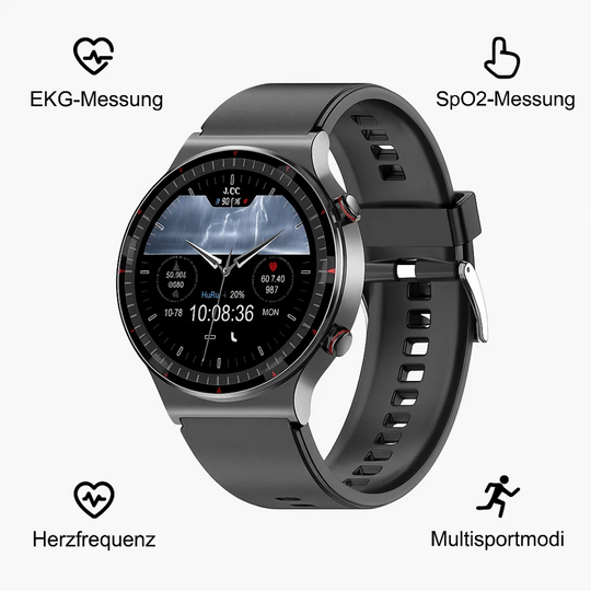 CardioSense | Medizinische EKG-Smartwatch mit Osram-Sensor Decorique.de