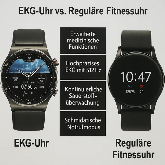 CardioSense | Medizinische EKG-Smartwatch mit Osram-Sensor Decorique.de