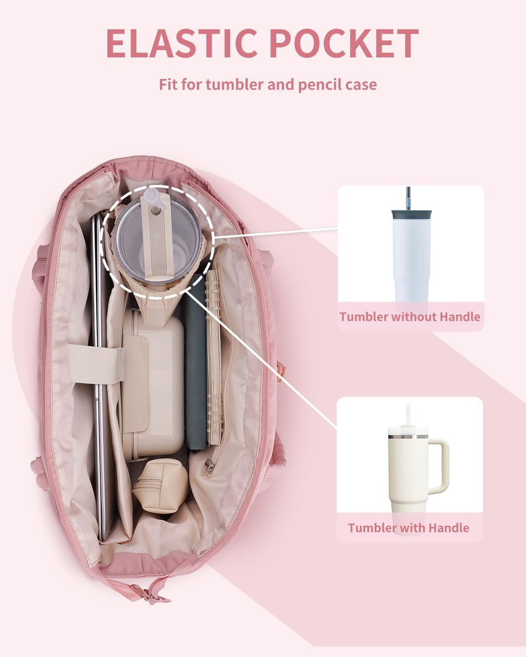 CarryLuxe | Puffer-Tasche – Mit Becherhalter & Laptopfach Decorique.de