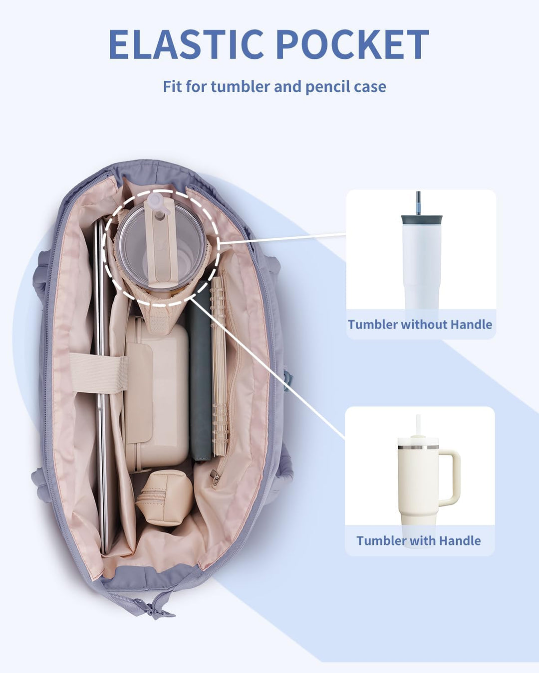 CarryLuxe | Puffer-Tasche – Mit Becherhalter & Laptopfach Decorique.de