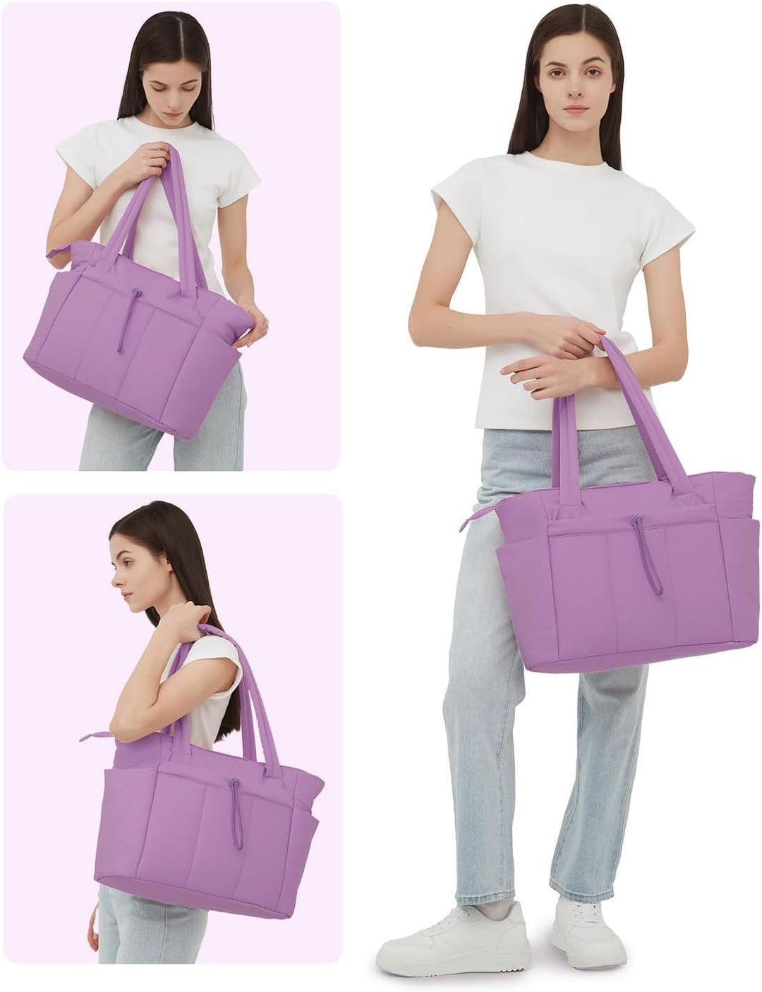 CarryLuxe | Puffer-Tasche – Mit Becherhalter & Laptopfach Decorique.de