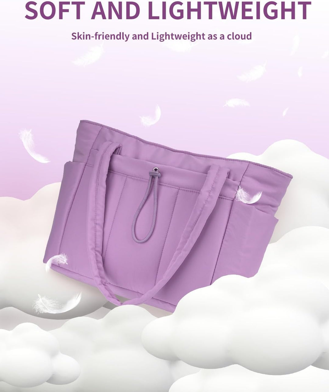 CarryLuxe | Puffer-Tasche – Mit Becherhalter & Laptopfach Decorique.de