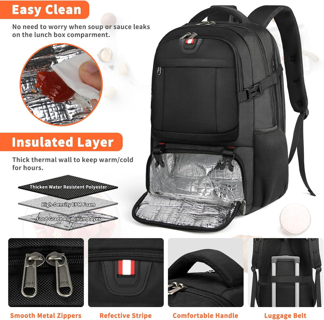 CarryZone | Business Travel Rucksack – 50L & Diebstahlschutz-Design Decorique.de