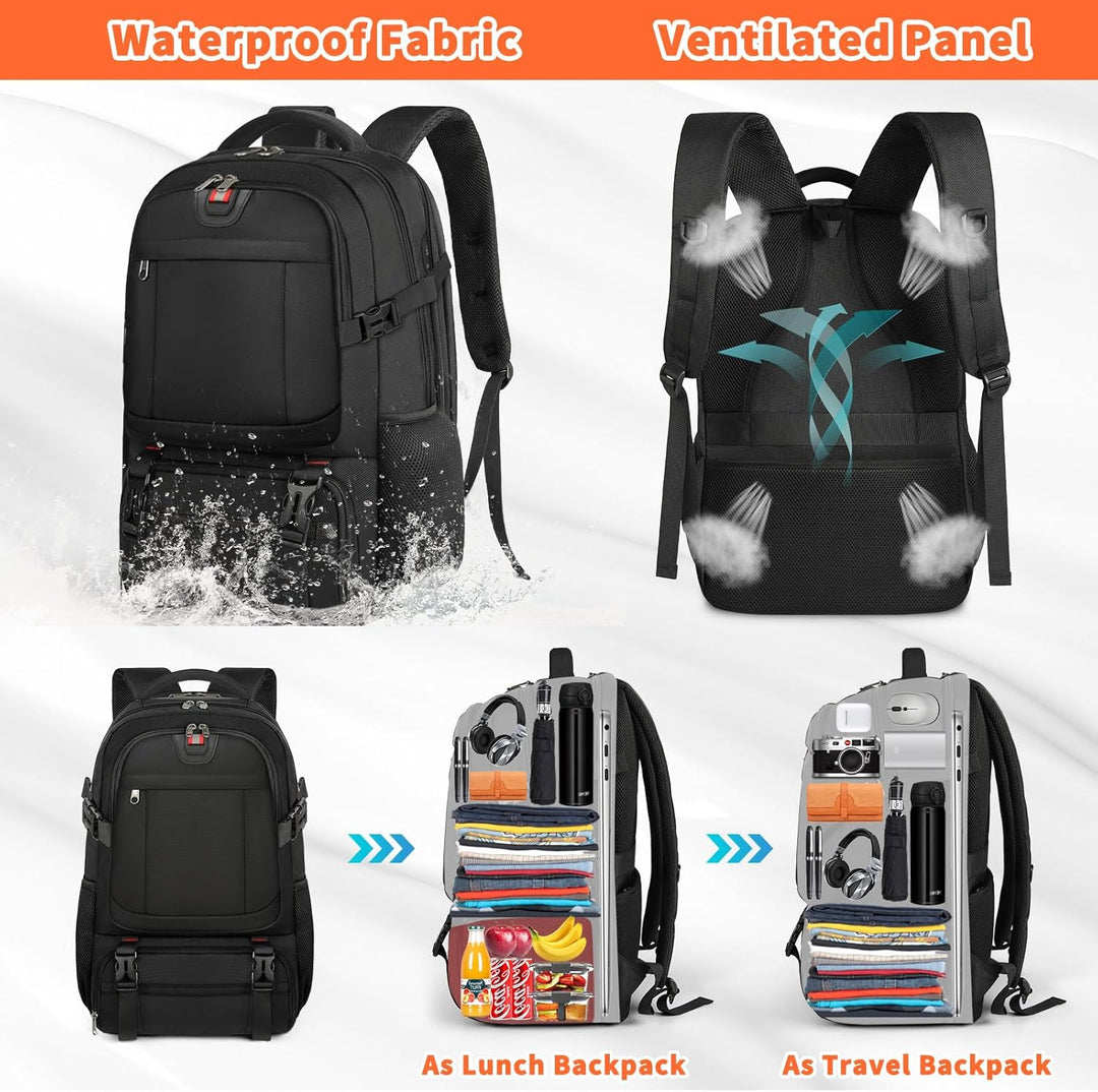 CarryZone | Business Travel Rucksack – 50L & Diebstahlschutz-Design Decorique.de