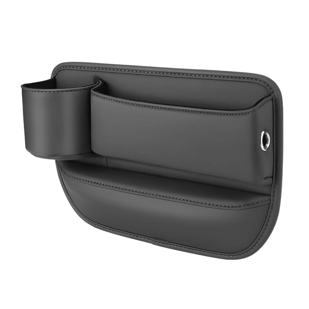 CarTidy | Autositz-Organizer – Schluss mit der Frustration über verlegte Gegenstände Schwarze Linke Seite Decorique.de