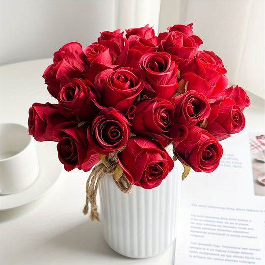 FloraJoy | Fake Rosenstrauß – Ästhetische Raumdeko & Hochzeit
