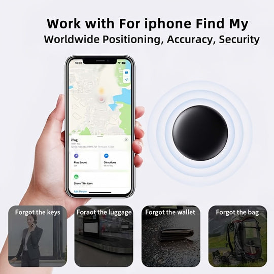 TrackMini | Smart GPS-Tag – MFI-zertifiziert & Apple „Wo ist?“