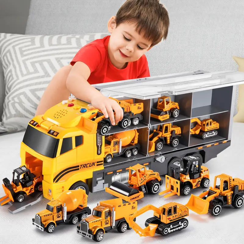 BuildFun | Baufahrzeug-Spielset – Fördert die Kreativität und Feinmotorik