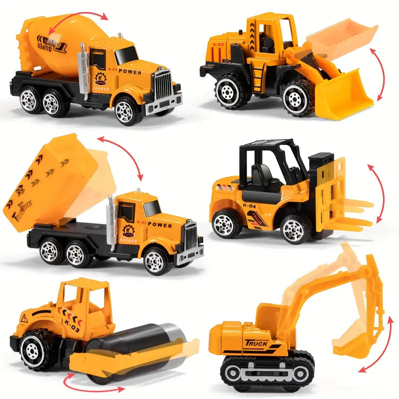 BuildFun | Baufahrzeug-Spielset – Fördert die Kreativität und Feinmotorik