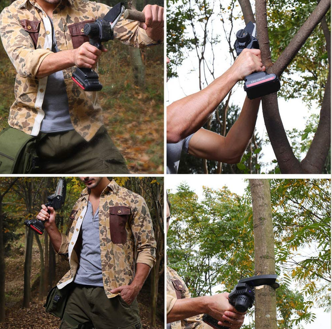 ChainMini | Kabellose Mini-Kettensäge für Garten & Holzarbeiten Decorique.de