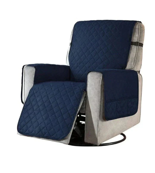 ChairFit | Elastische Sesselhusse für perfekten Schutz & Look Dunkelblau Decorique.de