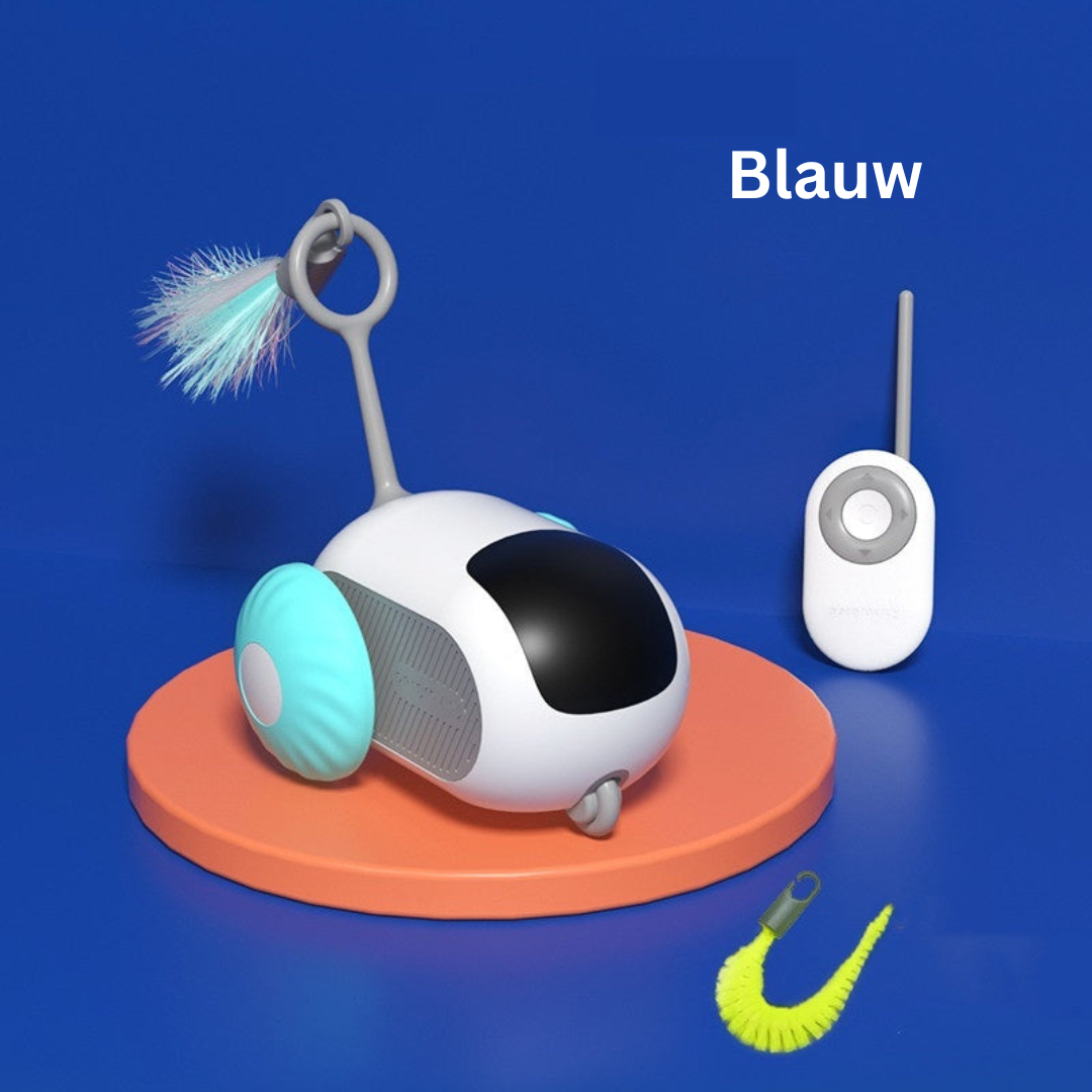 ChaseFun | Interaktives Katzenjagdspielzeug mit Fernsteuerung Blauw Lovensa.de