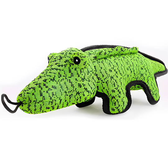 ChewMate | Interaktives Hundespielzeug mit Bär für starke Beißer Krokodil Decorique.de