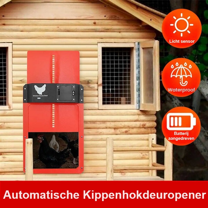 ChickenGuard | Hühnerklappe – Automatischer Betrieb & Wasserdicht Decorique.de