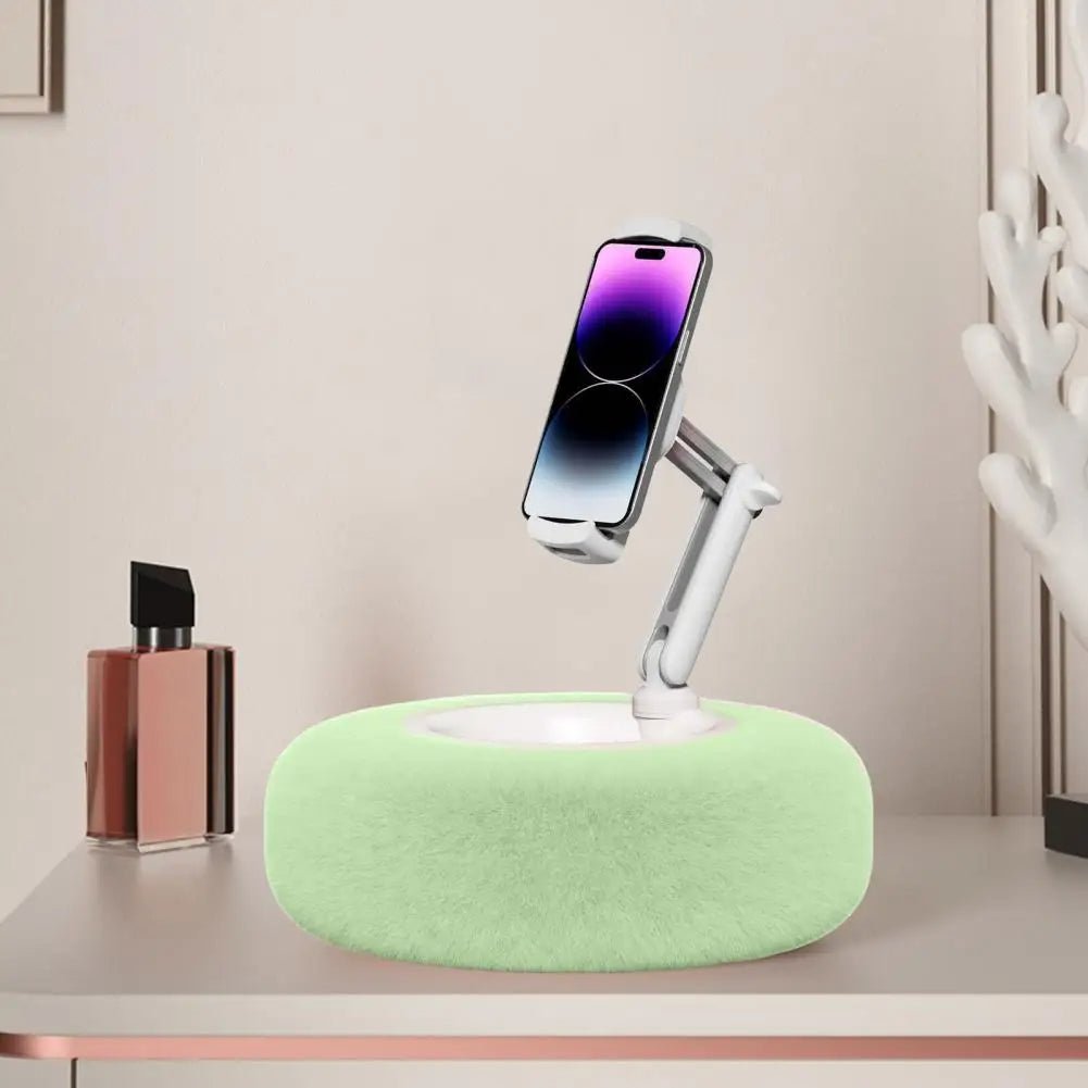 ChillStand | Fluffy Tablet und Smartphone-Kissenständer Grün Decorique.de