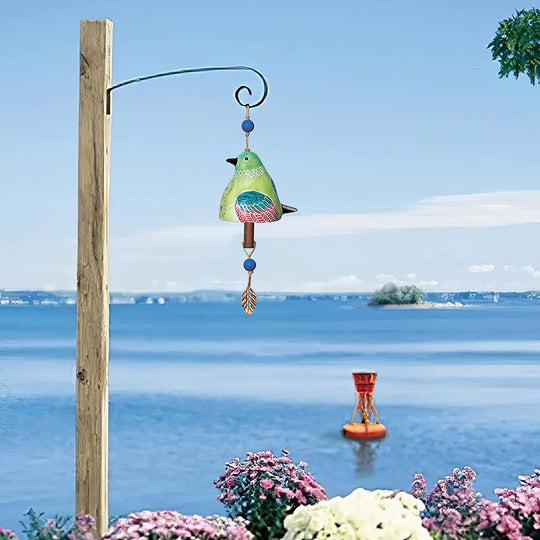 ChirpCharm | Elegante & Moderne Vogelstimmenglocke Grün Decorique.de