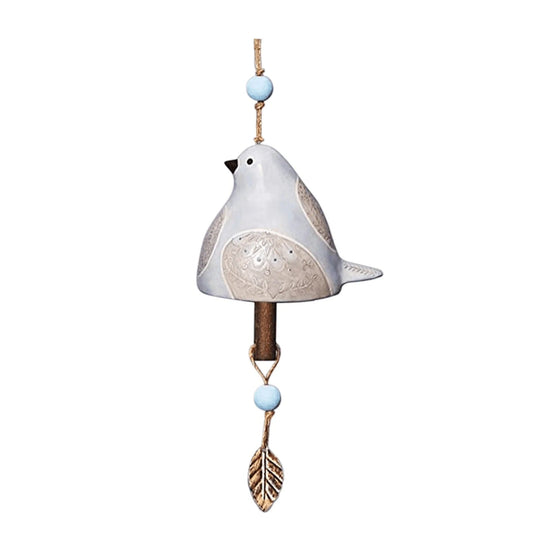 ChirpCharm | Elegante & Moderne Vogelstimmenglocke Weiß Decorique.de