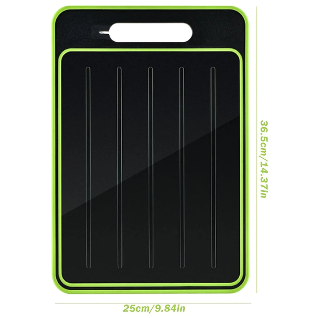 ChopThaw | 4-in-1 Schneidebrett & Auftau-Defrostierplatte Groß Decorique.de