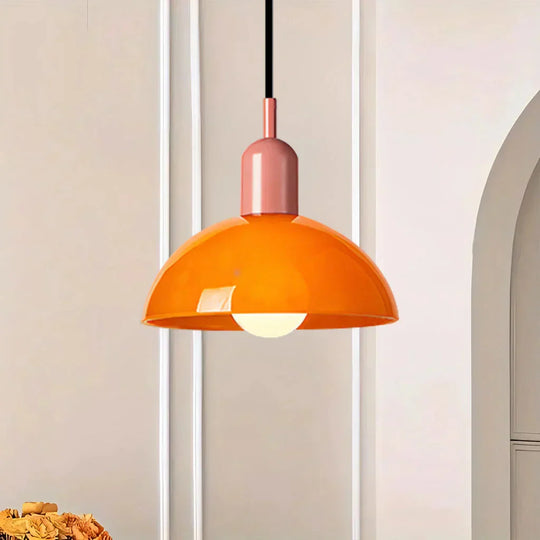 ChromaDrop | Bunte LED-Schale für stilvolle Beleuchtung Orange Rosa Decorique.de