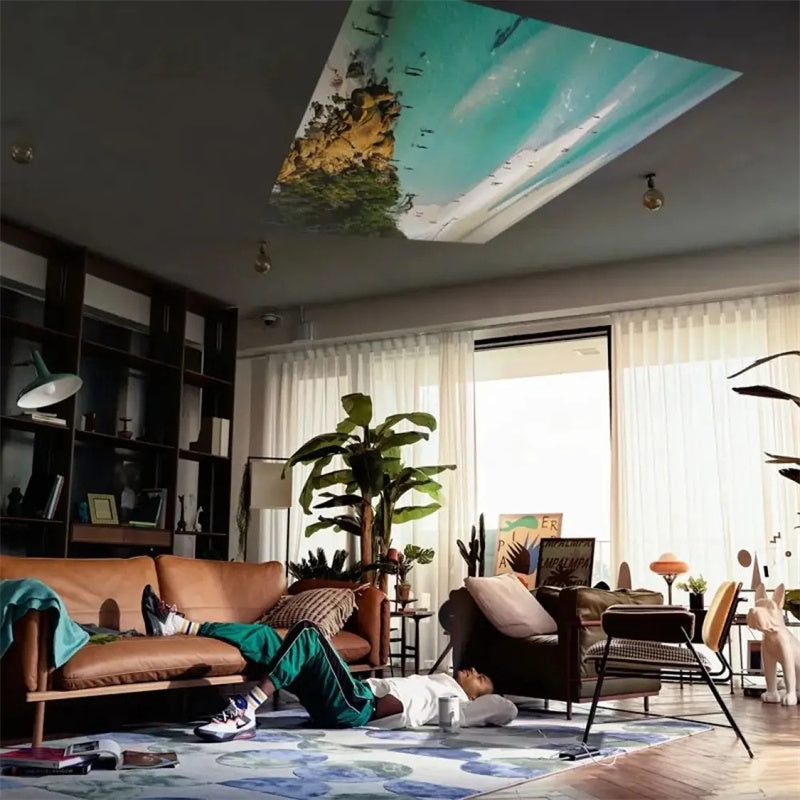 CineRoll | Tragbarer Beamer mit Auto-Keystone-Funktion Decorique.de