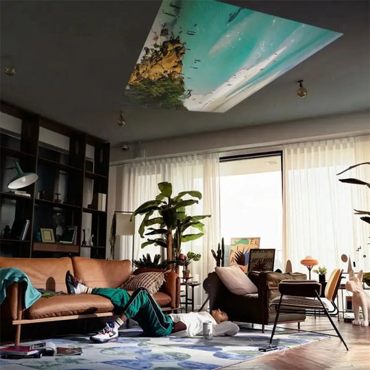 CineRoll | Tragbarer Beamer mit Auto-Keystone-Funktion Decorique.de