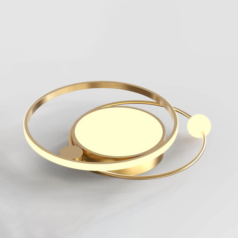 CircleLux | Nordic Round Circle LED Deckenleuchte bündig montiert Decorique.de