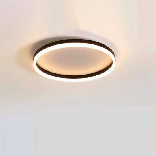 CircoBeam | Runde LED-Deckenlampe mit Farbwechsel-Funktion Warmes Licht (3000K) Schwarz Decorique.de