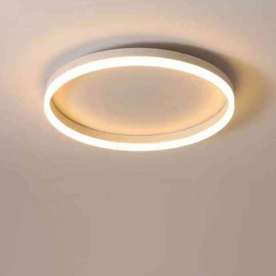 CircoBeam | Runde LED-Deckenlampe mit Farbwechsel-Funktion Warmes Licht (3000K) Weiß Decorique.de