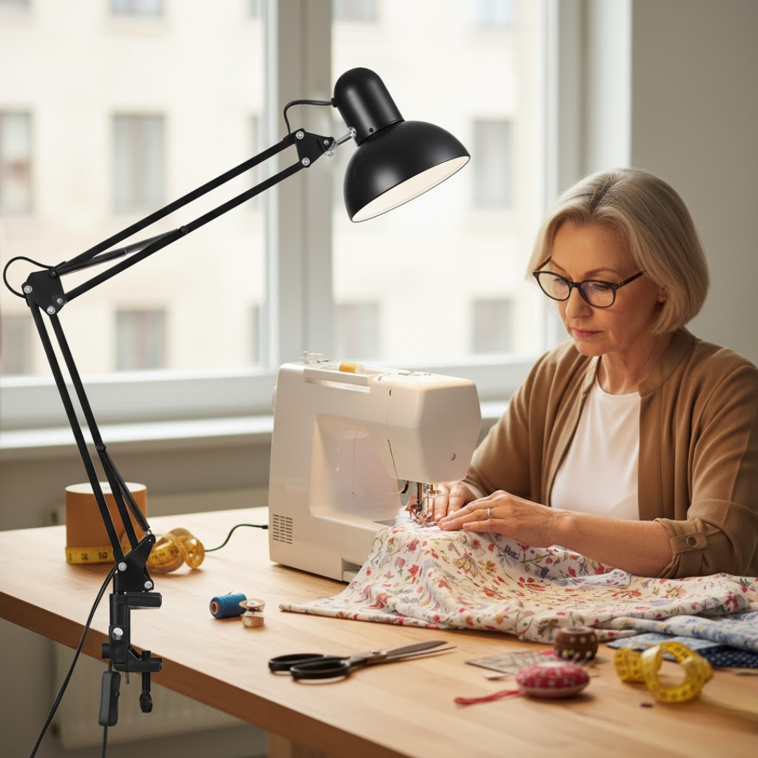 ClampGlow | Ausziehbare Tischleuchte für Präzisionslicht Decorique.de