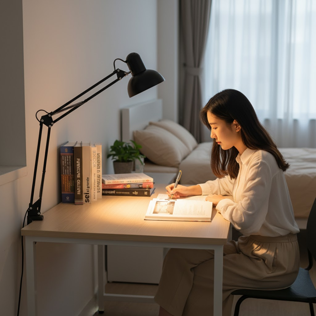 ClampGlow | Ausziehbare Tischleuchte für Präzisionslicht Decorique.de