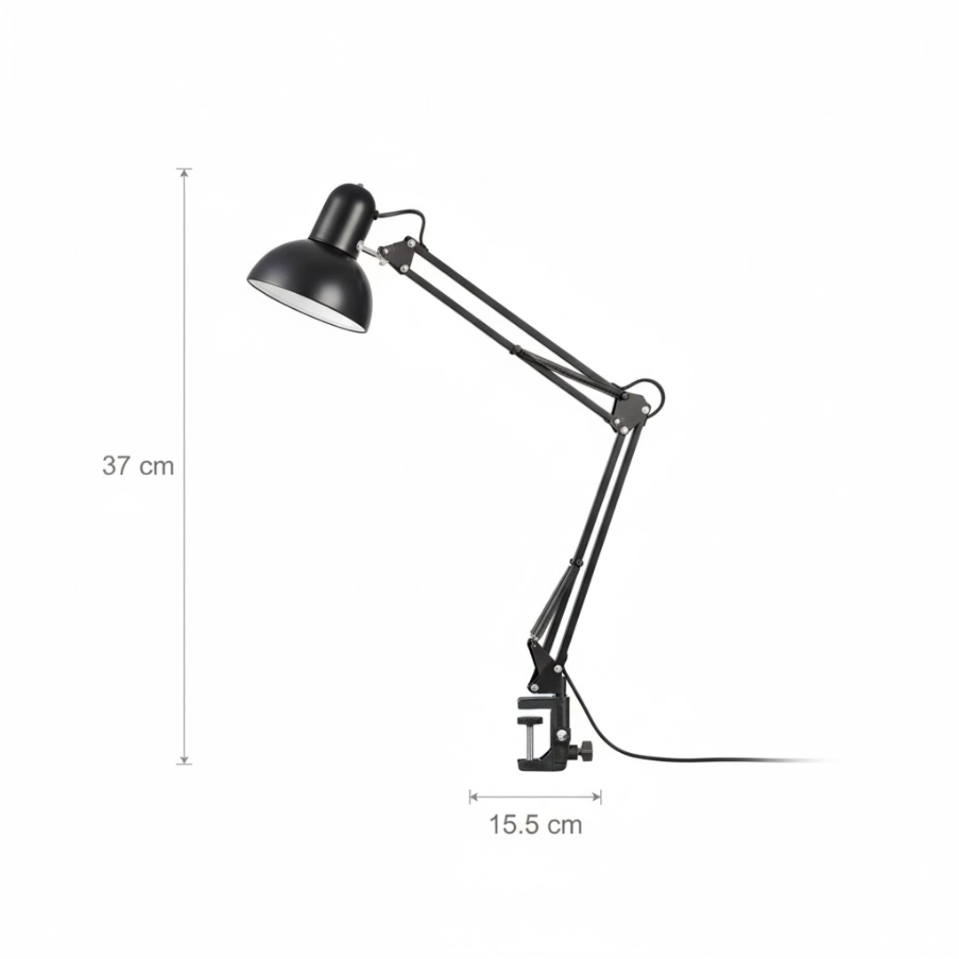 ClampGlow | Ausziehbare Tischleuchte für Präzisionslicht Decorique.de