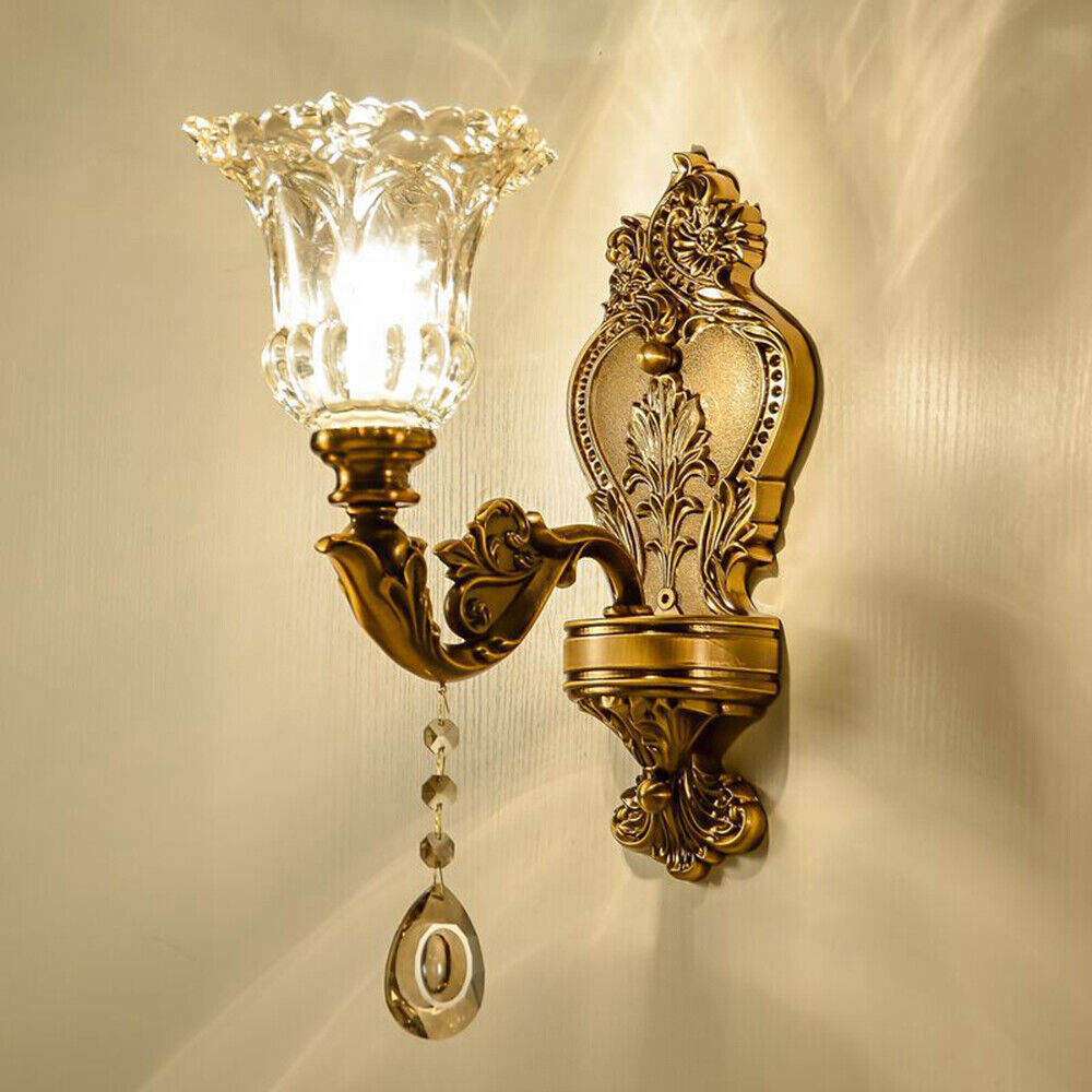 ClassicGleam | Vintage Gold Wandleuchte 1-lampig Decorique.de